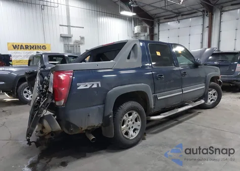 2005 Chevrolet Avalanche 1500 Z71 z USA, uszkodzony, nr VIN 3GNEK12Z85G207411